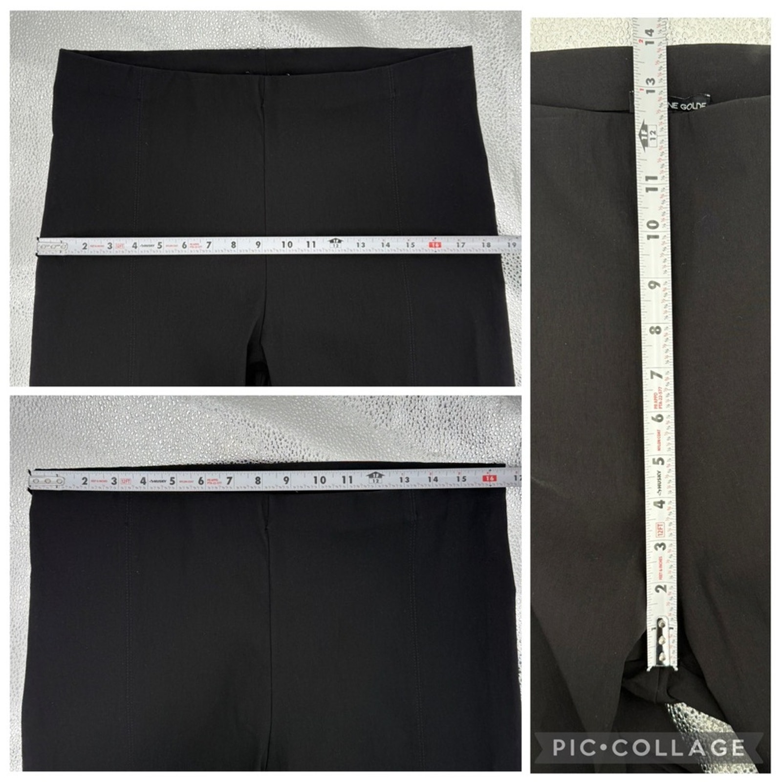 Franne Gold The All Season Bootcut Black Pant Pull On Size 16 P4055-Lte New — image 7 of 8